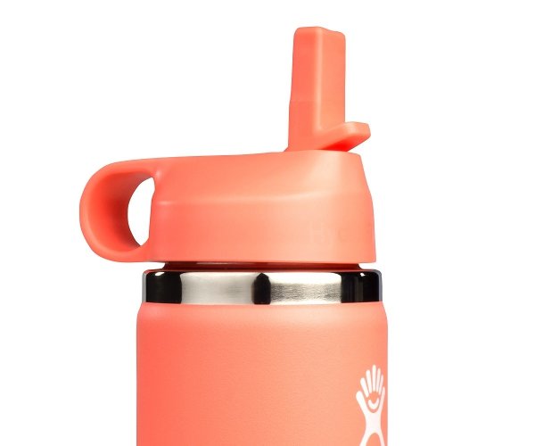 Kubek termiczny dla dzieci Hydro Flask Kids Straw Lid 355 ml hibiscus pomarańczowy