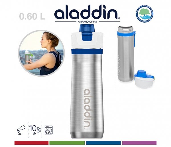 Bidon termiczny 600 ml Aladdin Active Hydration niebieski