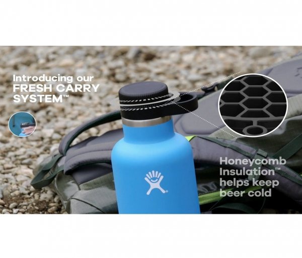 Termos na piwo Hydro Flask Growler Wide Mouth 1900 ml czarny