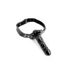 Deluxe Ball Gag with Dildo Black