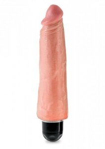 King Cock 8 Inch Vibr Stiffy Light skin tone