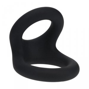 Double O Silicone Cockring - S - Black