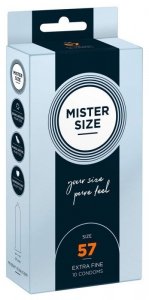 Mister Size 57mm pack of 10