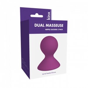 Pompka- Me You Us Dual Masseuse Silicone Nipple Suckers 2 Pack Purple