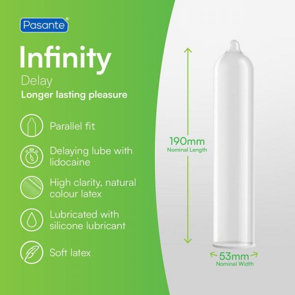 Pasante Delay Infinity "X" Clinic x 144 pcs