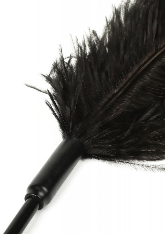 Double Feather Tickler Black