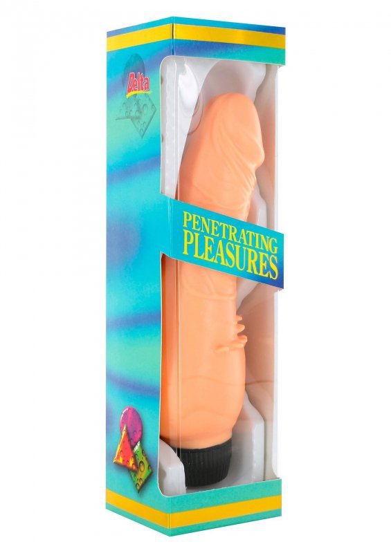 Vinyl P-Shape Vibrator No.1 Light skin tone