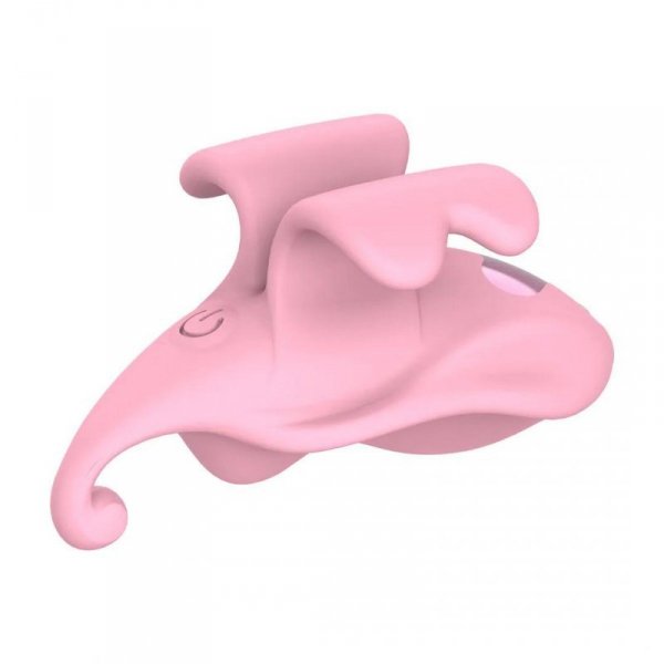 Finger Dual Vibrator - Pink