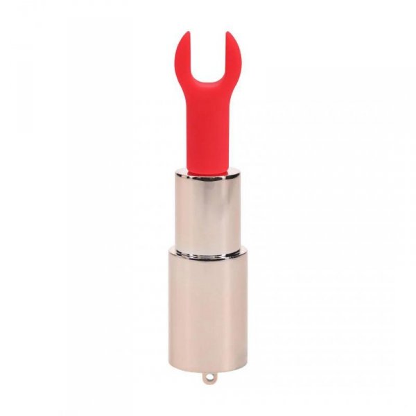 Angel - Lipstick Vibrator with 4 Attachments - Pink
