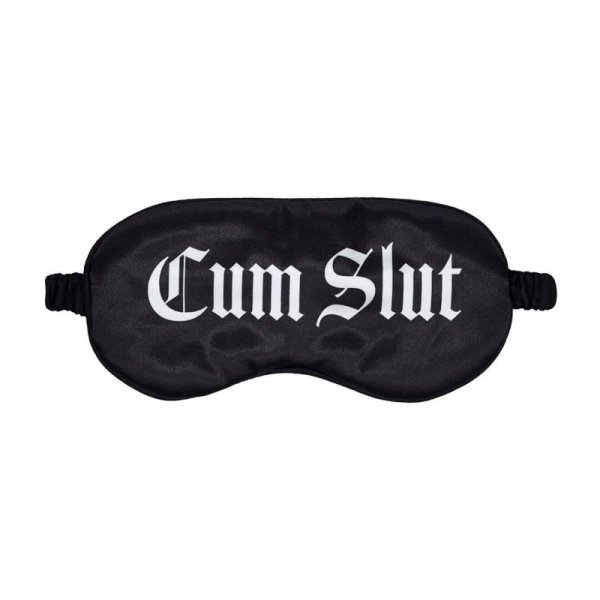 Cum Slut - Printed Satin Mask