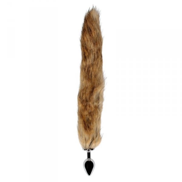Fox Tail with Metal Butt Plug