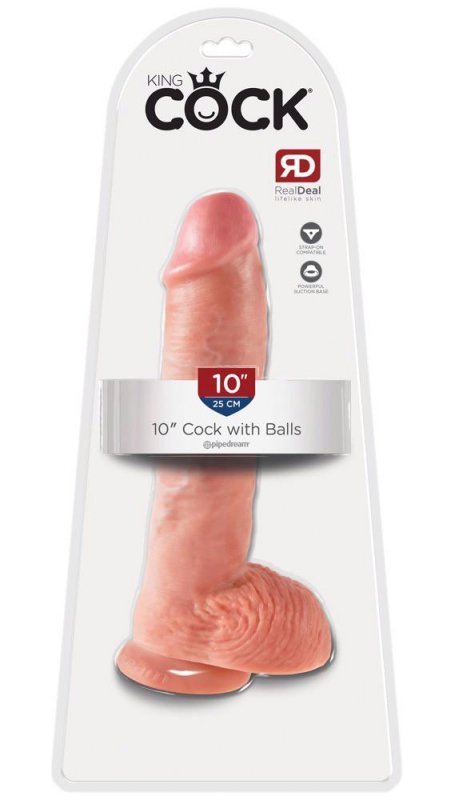 King Cock balls 10 inch 25 cm