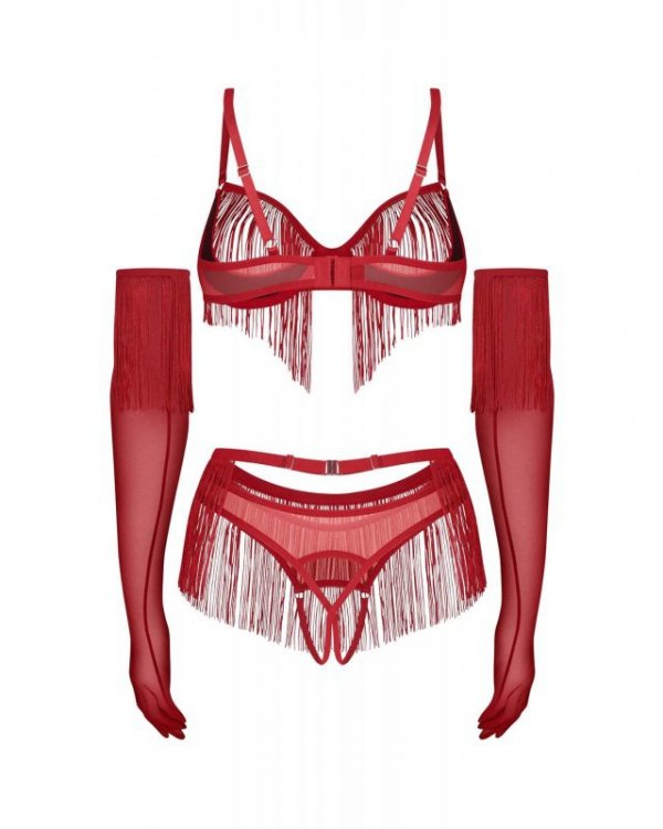 Rossay Red komplet 4-częściowy otwarty 2XL/3XL