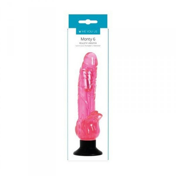 Wibrator- Me You Us Mounty 6 Realistic Vibrator Pink