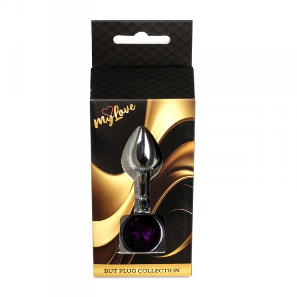 MyLove Toys - Jewellery Silver PLUG- Purple