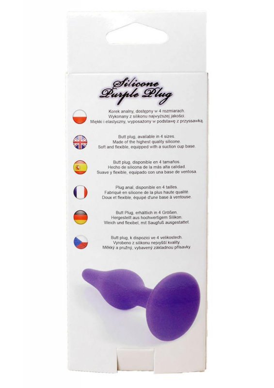 Plug-Silicone Plug Purple - Large