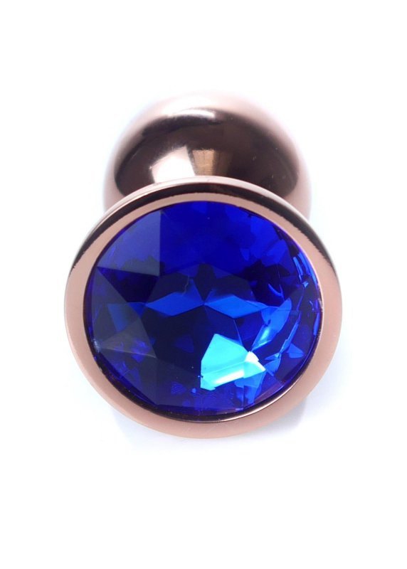 MyLove Toys - Jewellery Red Gold PLUG- Dark Blue