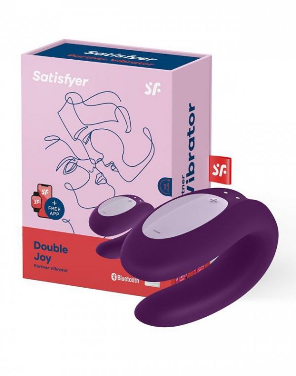 Wibrator - Double Joy Partner Vibrator Violet