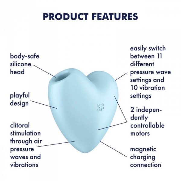 Stymulator-Cutie Heart (Blue)