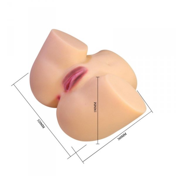 Crazy Bull Liora Vagina & Anal Masturbator – Flesh