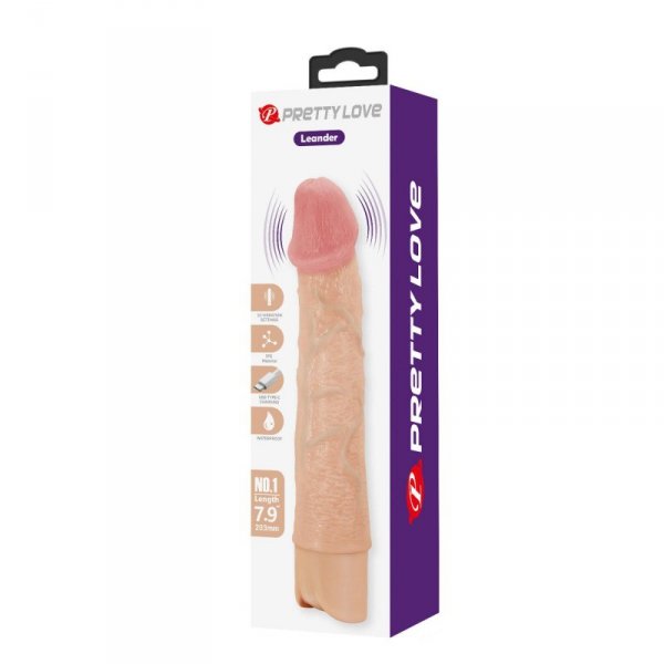 Pretty Love Leander Realistic Vibrating Dildo