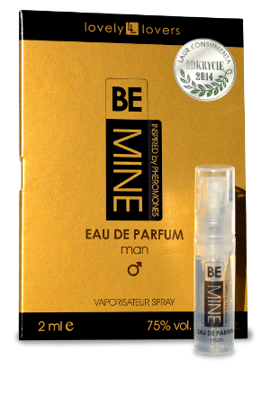 Wyrafinowane uwodzicielskie perfumy z feromonami BeMine 2ml dla mężczyzn 