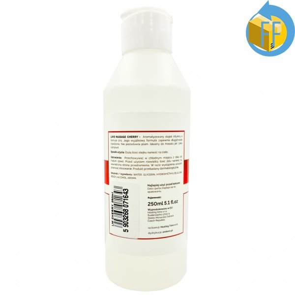 Żel do masażu i lubrykant w jednym Wiśniowy zapach 250ml