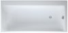 Wanna prostokątna akrylowa Cersanit Smart 170x80 PRAWA + biały panel meblowy + syfon nogi ręcznik
