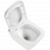 MISKA WC podwieszana INVENA FLORINA wisząca wirowa z deską wolnoopadającą