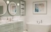 BATERIA wannowa 3-otworowa INVENA GLAMOUR jednouchwytowa nawannowa chrom