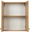 Szafka łazienkowa wisząca ASTOR LUPO WOTAN 50 cm drzwiczki czarne uchwyty
