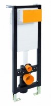 Zestaw stelaż podtynkowy Super Slim 35 Rimless Eco Box + Round Czarny Mat + miska Desna