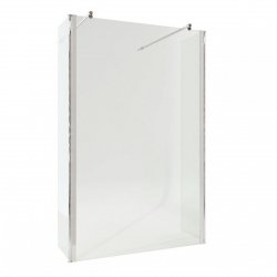 Ścianka prysznicowa z ściankami Easy In 120 cm, szkło transparentne