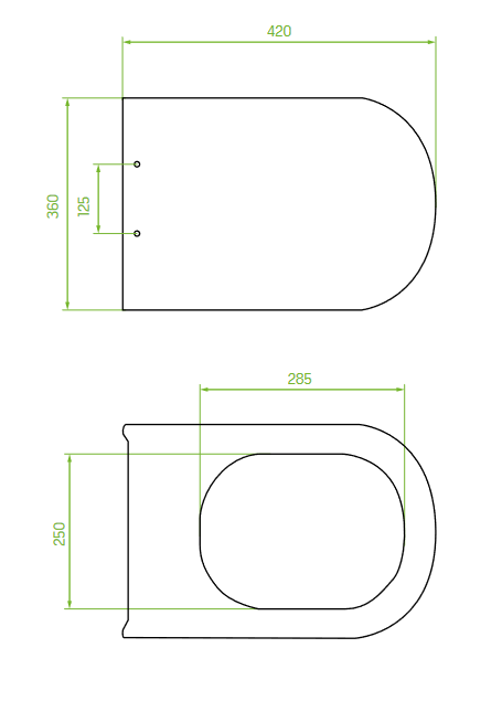 Zestaw stelaż podtynkowy Super Slim 35 Rimless Eco Box + Round Czarny Mat + miska Desna