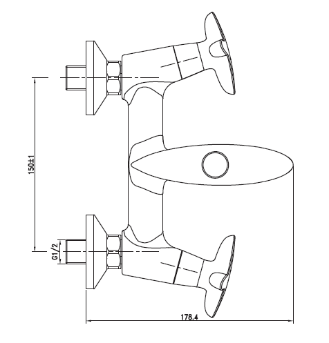 Bateria wannowa Purani Exe BW-04-001