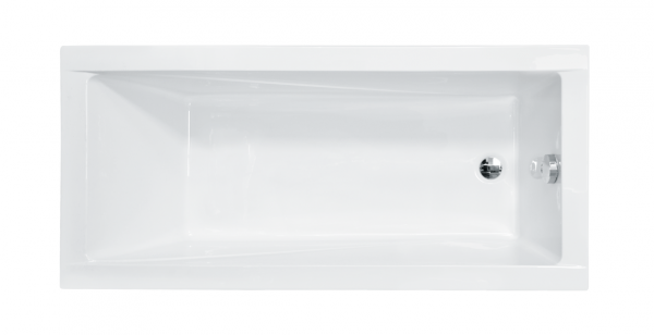 BESCO Wanna 170x70 Modern z białą obudową + Syfon