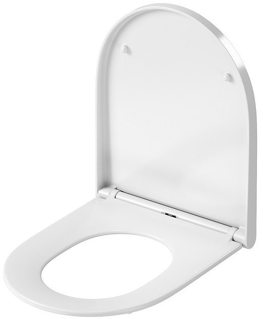 Miska WC UM LARGA OVAL CLEAN ON z deską SLIM duroplast