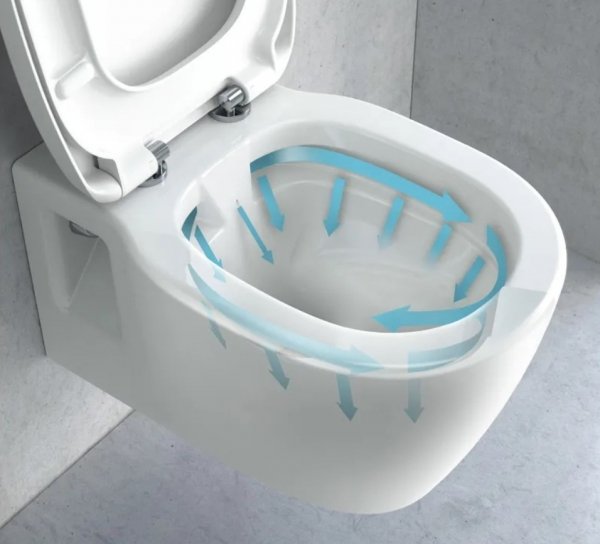 MISA WC podwieszana REA CARTER N2 RIMLESS bezkołnierzowa biała