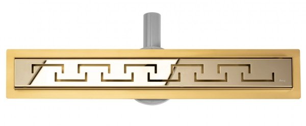Odpływ liniowy Greek Pro złoty połysk 60