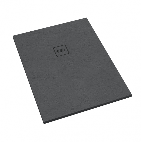 Brodzik prostokątny kompozytowy Schedline PROTOS Grey Stone 120x90