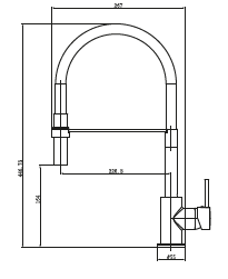 Bateria zlewozmywakowa Kameleon, BZ-29-L05 