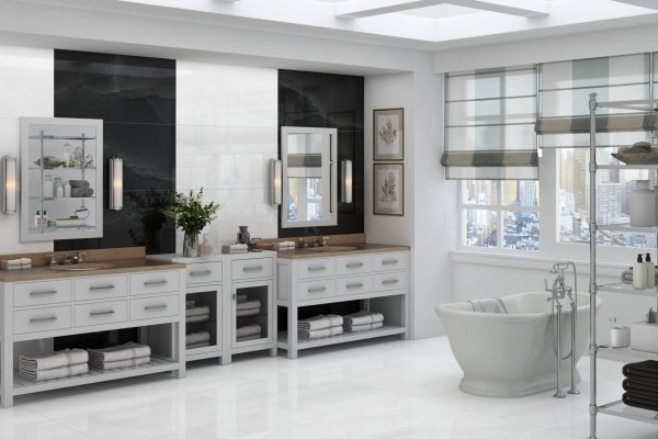 Płytka gresowa ONYX WHITE POLISHED 60x120 cm 