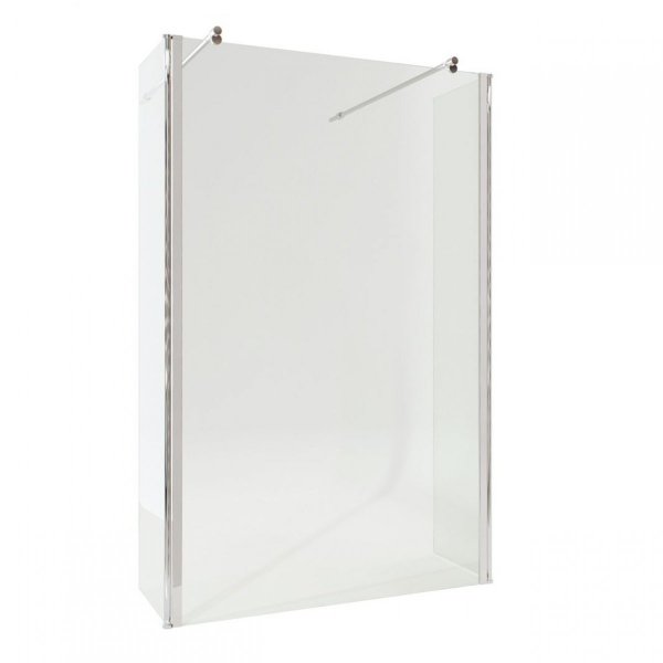 Ścianka prysznicowa z ściankami Easy In 140 cm, szkło transparentne
