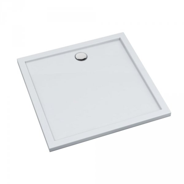 Brodzik kwadratowy posadzkowy Schedline Sharper biały 90x90