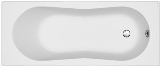 Wanna prostokątna akrylowa Cersanit Nike 170x70 + biała obudowa + syfon nogi ręcznik