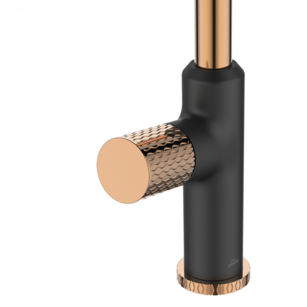 Bateria zlewozmywakowa Invena Moonlight czarna rose gold