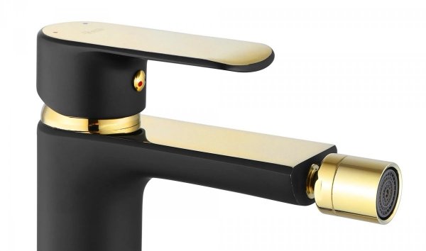 Bateria bidetowa Bloom  black/gold  REA-B9935