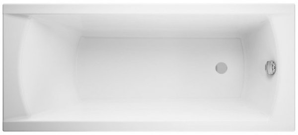 Wanna prostokątna akrylowa Cersanit Korat 160x70 + syfon nogi ręcznik