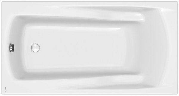 Wanna prostokątna Zen by Cersanit 160x85 + syfon nogi ręcznik