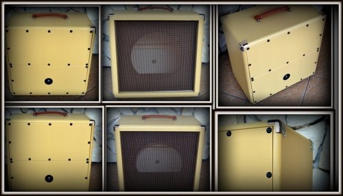 Kolumna 1x12&quot;  ELEGANCE CREAM OXBLOOD V12 BRZOZA